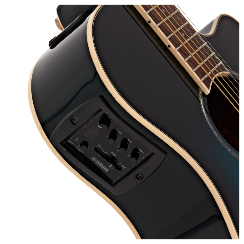 Гітара електроакустична Yamaha APX600 Oriental Blue Burst - изображение 3