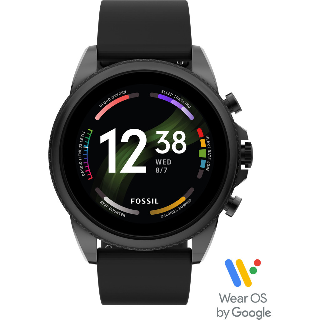 Смарт-годинник Fossil Gen 6 Black Silicone (FTW4061) - зображення 6