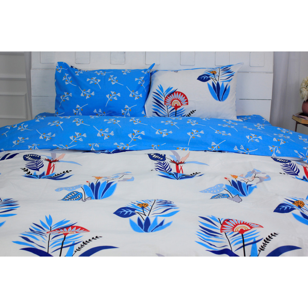 Постільна білизна MirSon Бязь Ranforce Elite 19-7711 Laguna 143х210х2 (2200004681160) - зображення 1