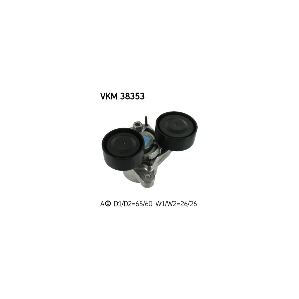 Ролик натягувача ременя SKF VKM 38353 - зображення 1