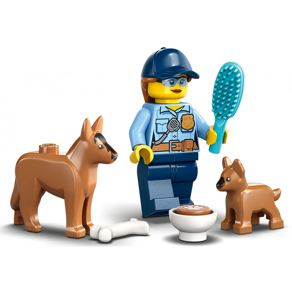 Конструктор LEGO City Мобільний майданчик для дресування поліцейських собак 197 деталей (60369) - зображення 5