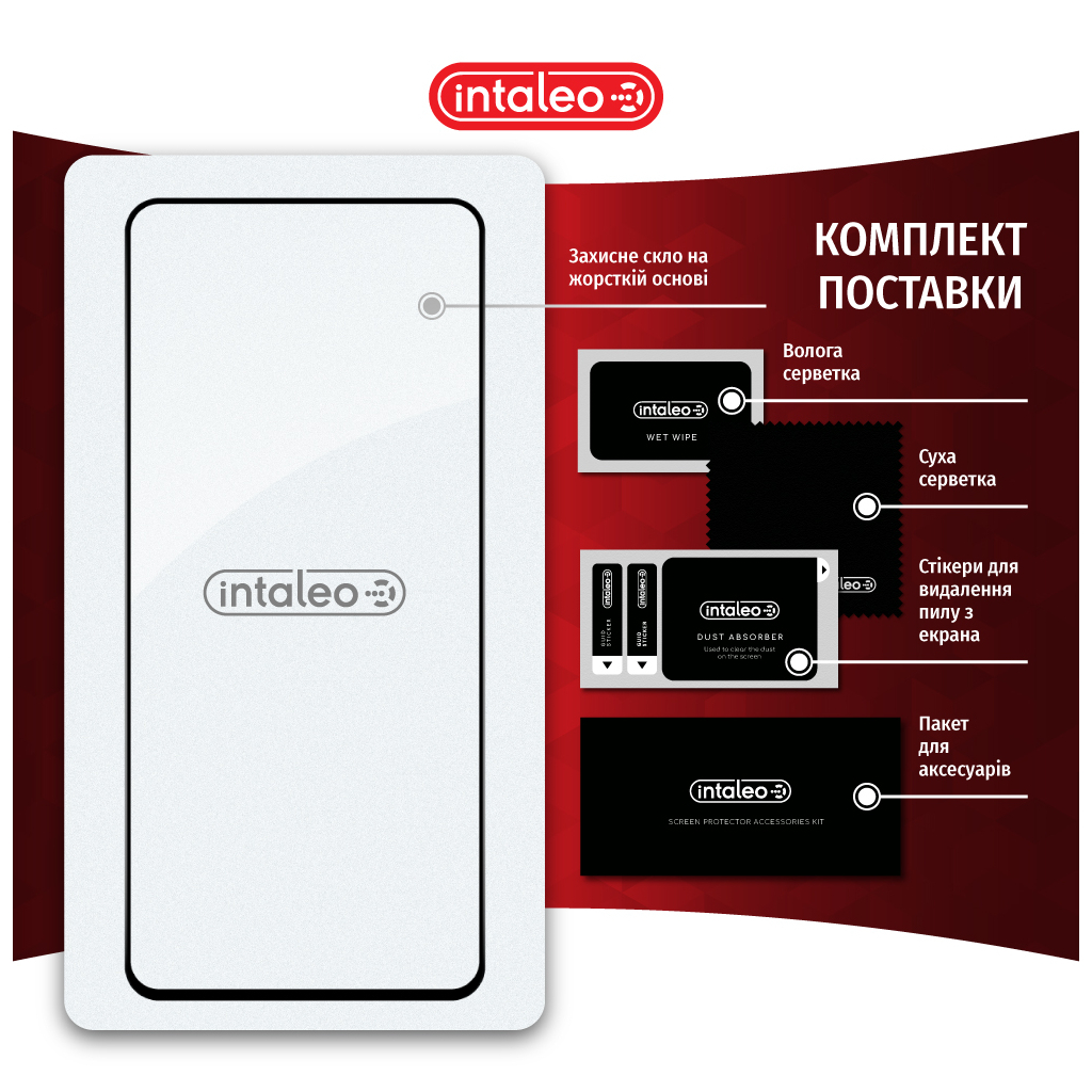 Скло захисне Intaleo Full Glue Xiaomi Redmi Note 13 Pro Plus 5G Black (1283126583933) - зображення 8