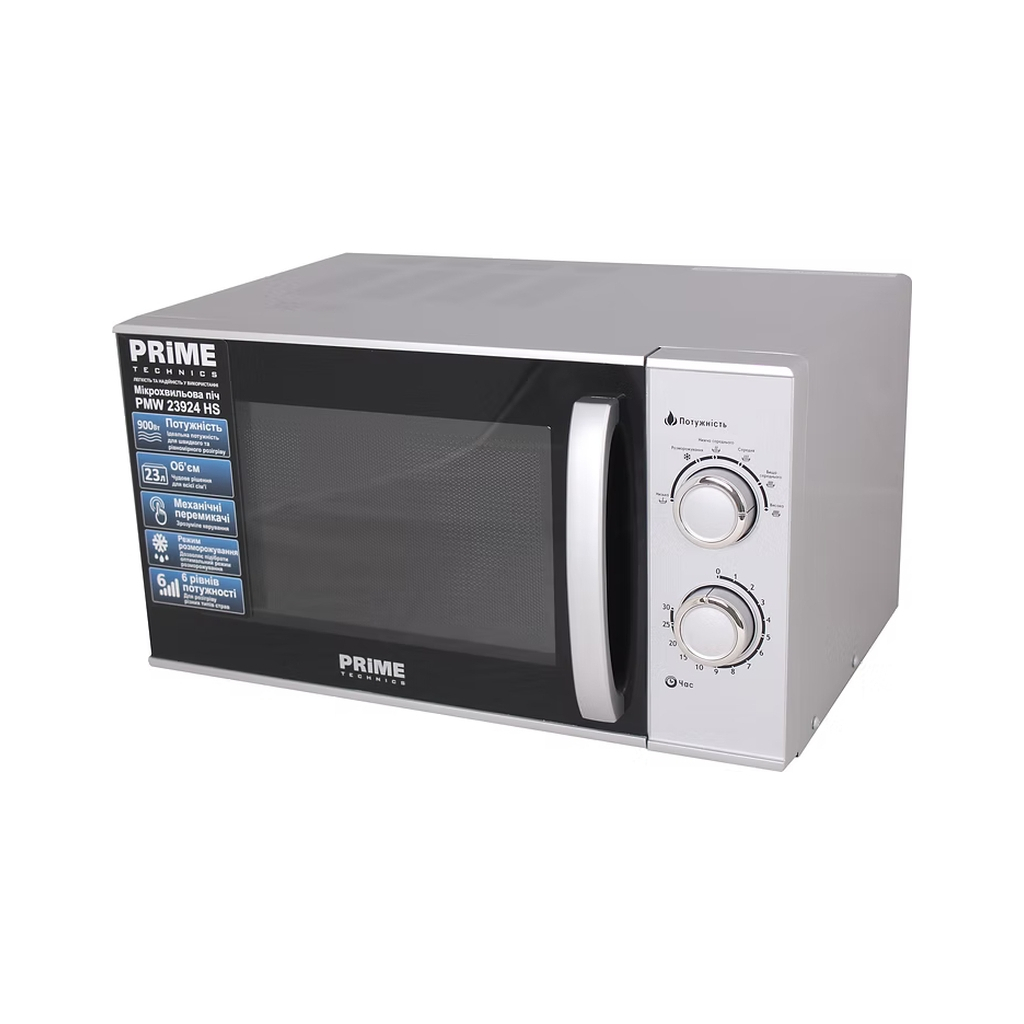Мікрохвильова піч PRIME Technics PMW 23924 HS - зображення 6