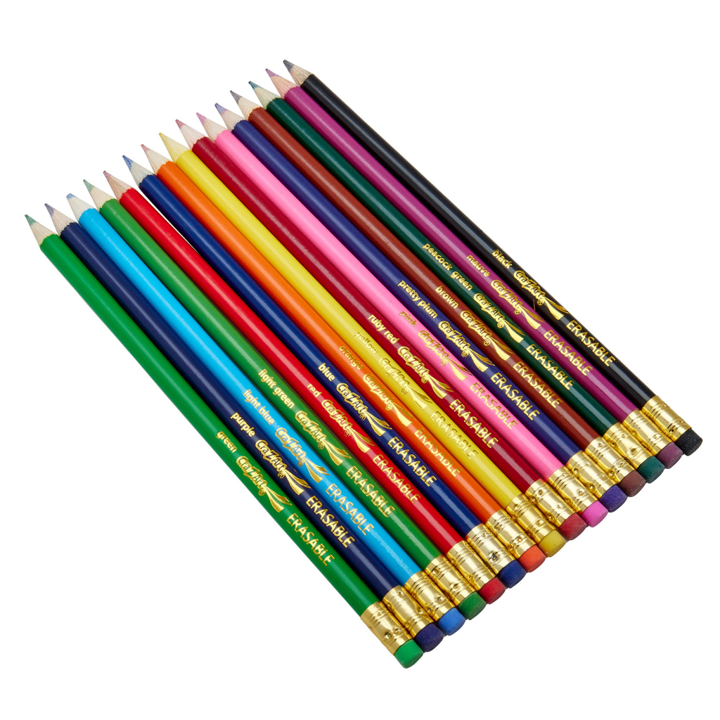 Олівці кольорові Cra-Z-Art з гумкою, 15 кольорів (10459CRA) - зображення 3