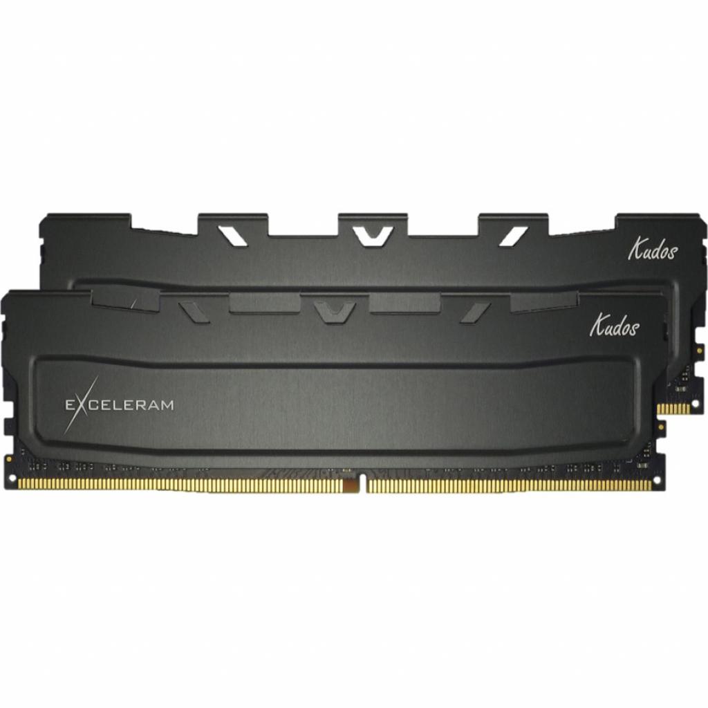 Модуль пам'яті для комп'ютера DDR4 32GB (2x16GB) 2666 MHz Black Kudos eXceleram (EKBLACK4322619CD) - зображення 1