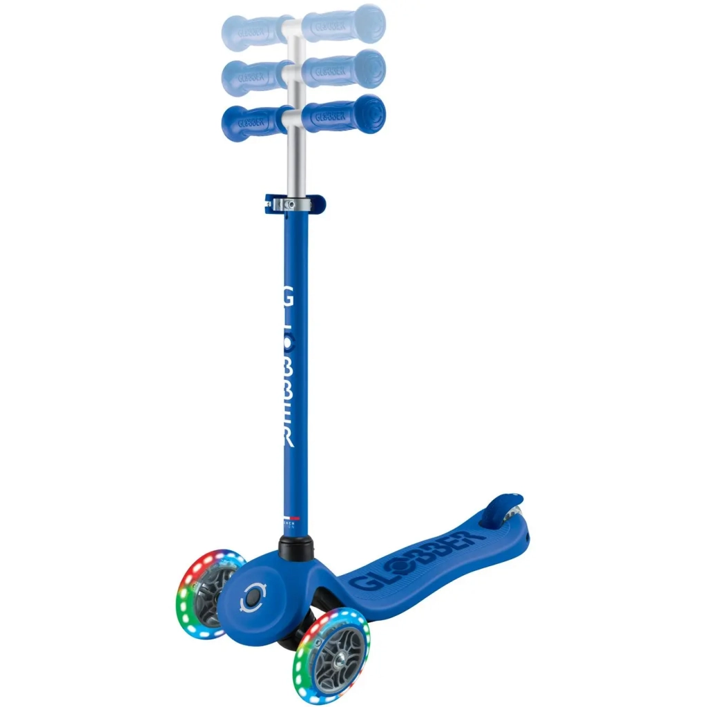 Самокат Globber Go Up Sporty колеса з підсвіткою до 20/50 кг 1+ Синій (452-600-4) - зображення 12