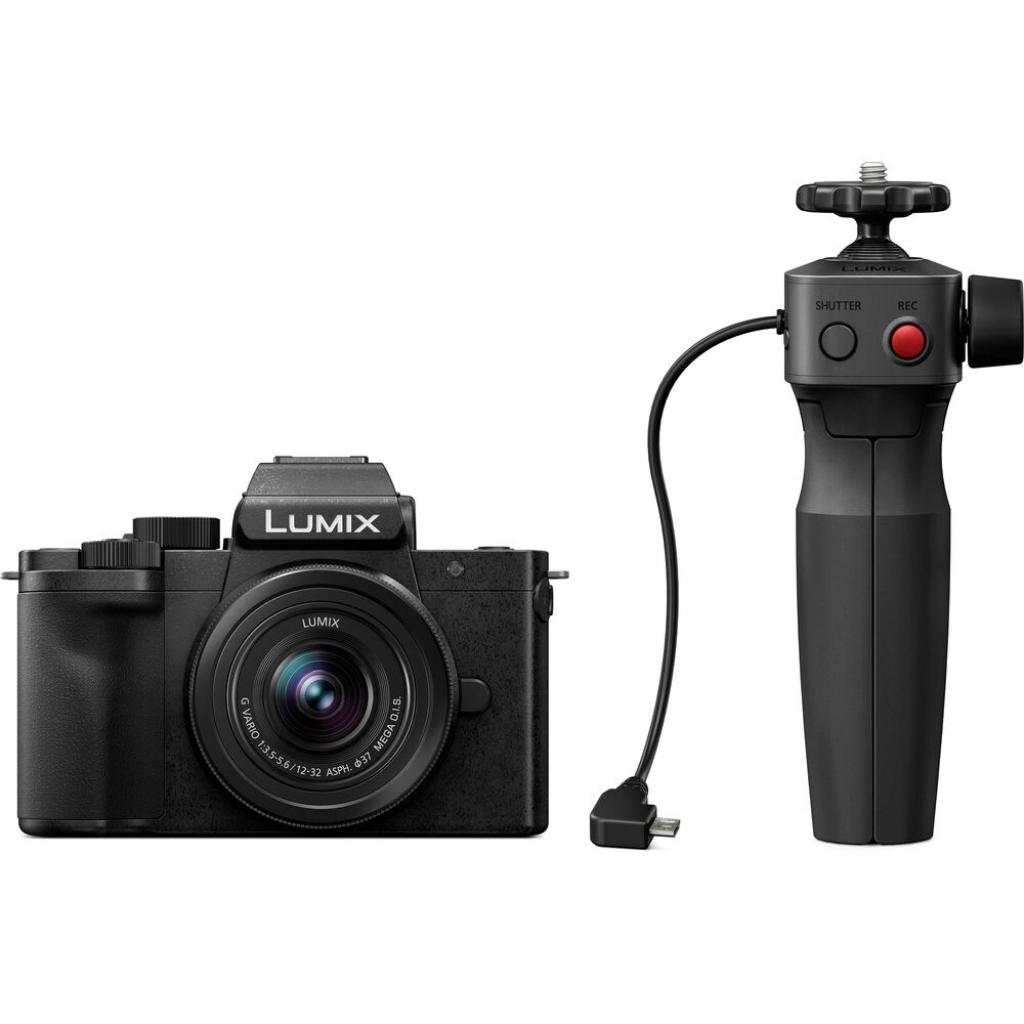 Цифровий фотоапарат Panasonic DC-G100 Kit 12-32mm Black + ручка штатив (DC-G100VEE-K) - зображення 1