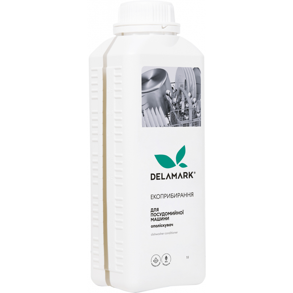 Ополіскувач для посудомийних машин DeLaMark 1 л (4820152332264) - зображення 1