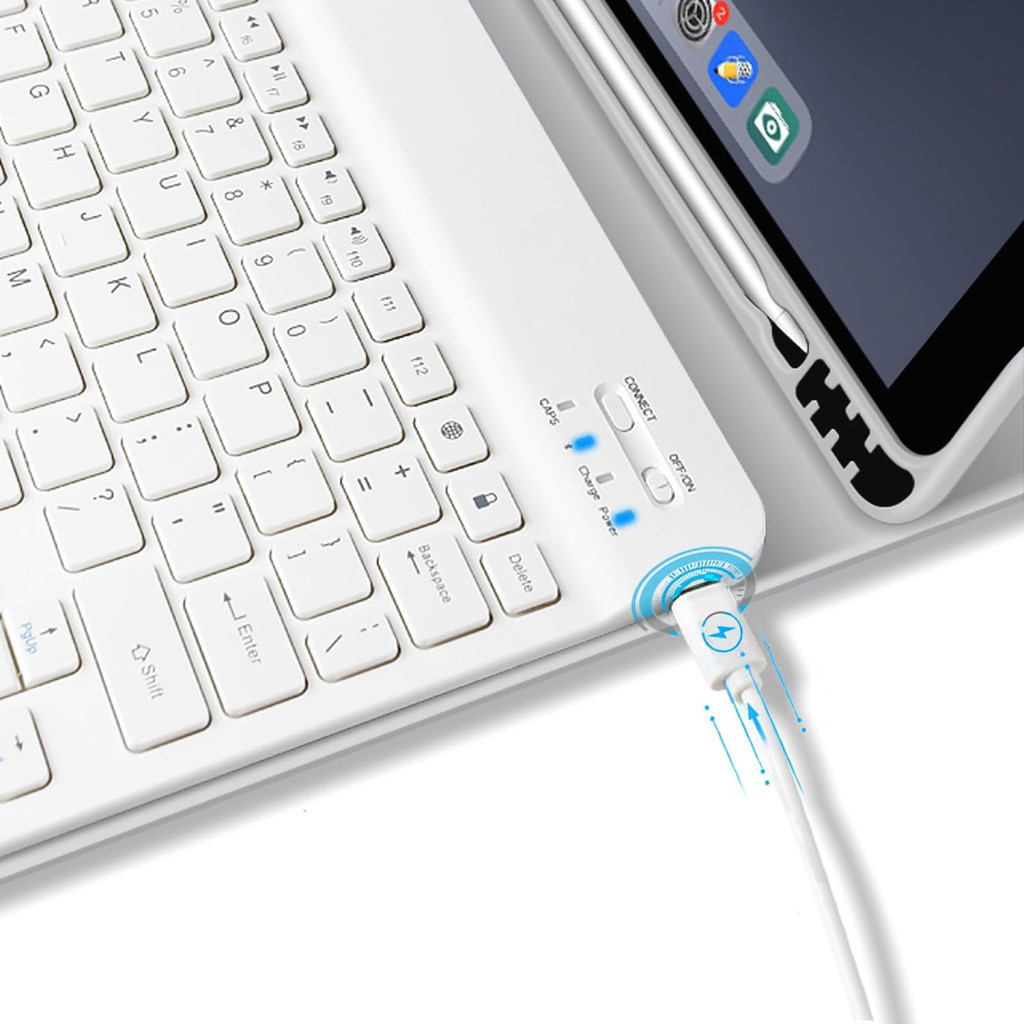 Чохол до планшета BeCover Keyboard Apple iPad 10.9" 2022 Gray (711140) - зображення 5
