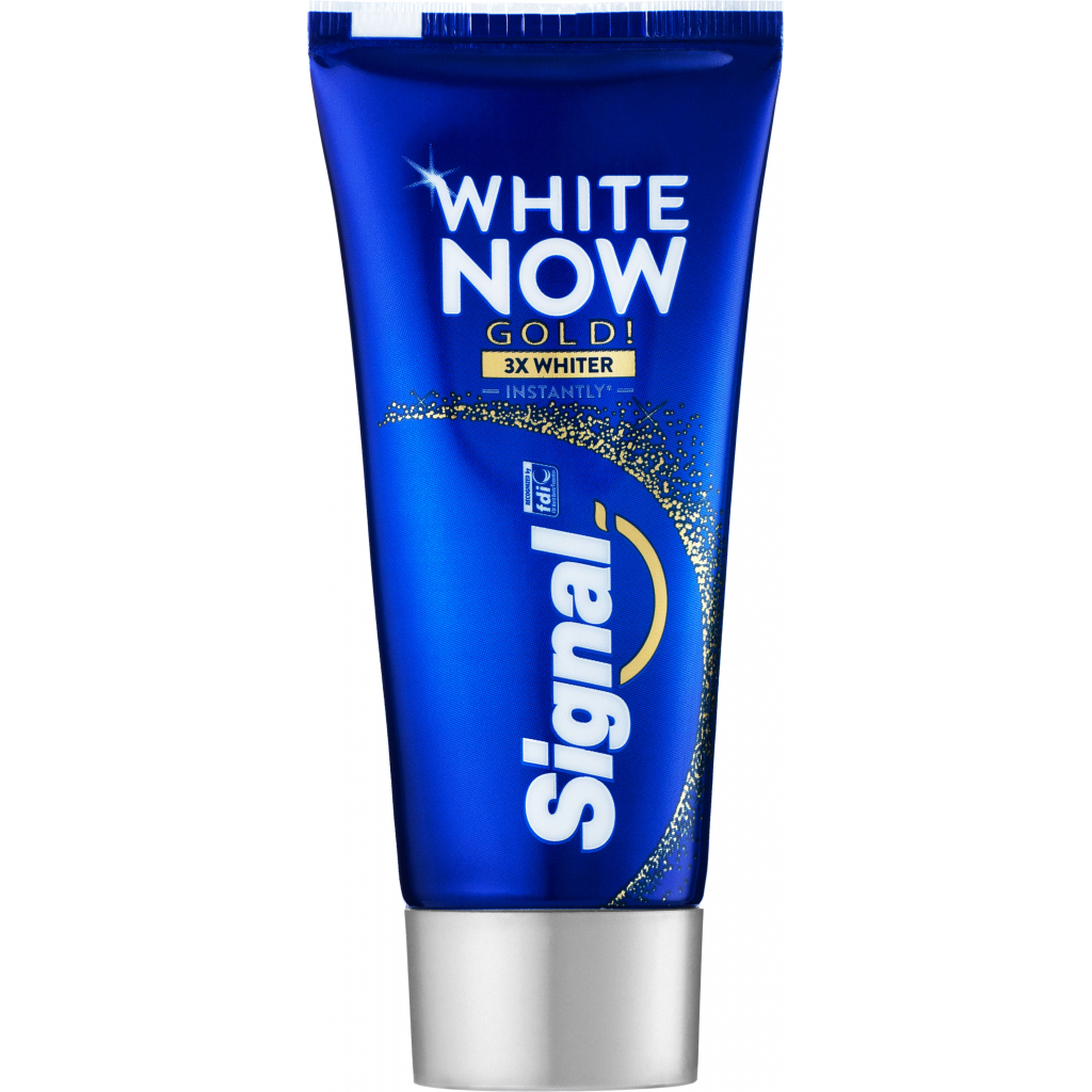 Зубна паста Signal Миттєва білизна Голд 50 мл (8712561087179) - зображення 2