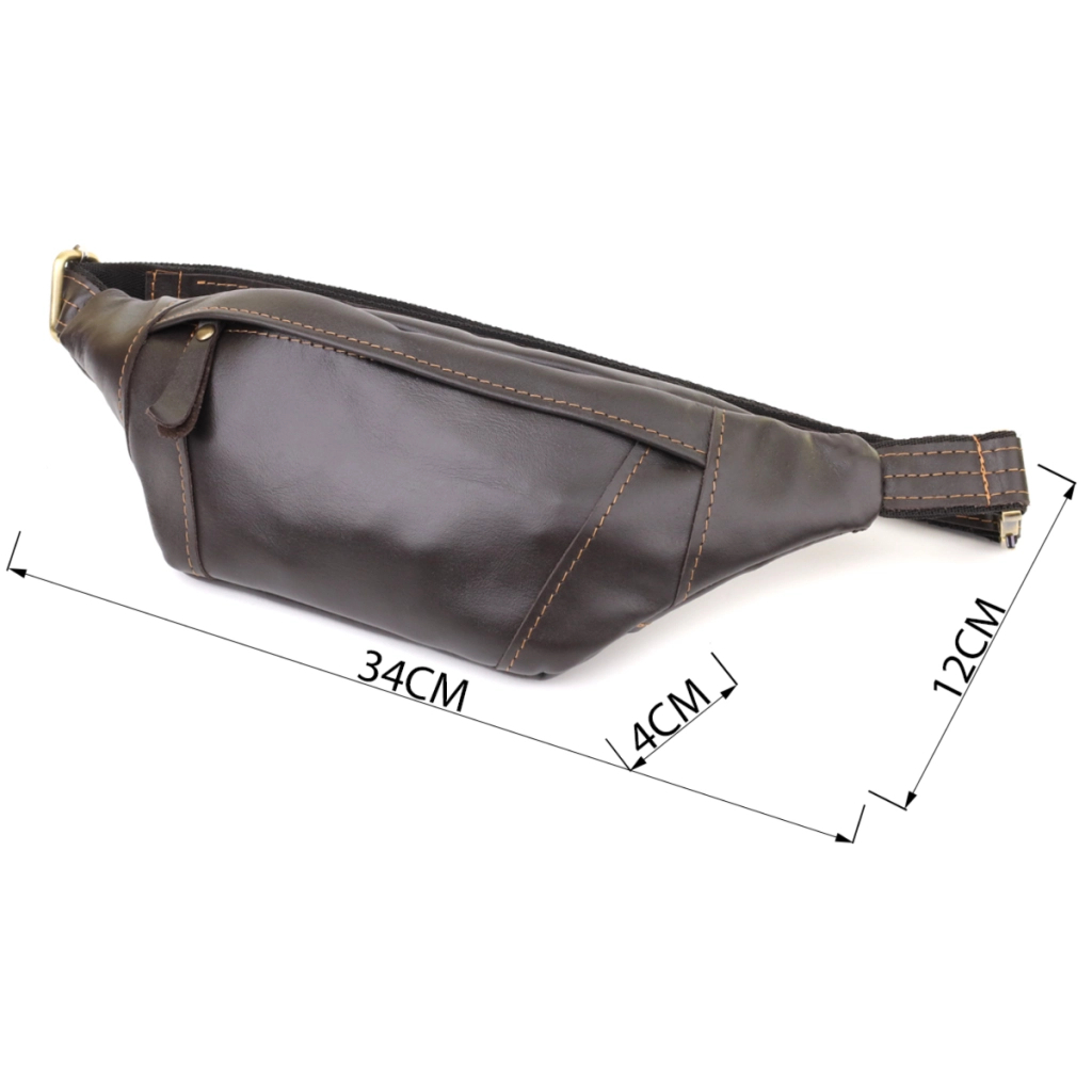 Сумка Shvigel З натуральної шкіри Коричнева (23126) - зображення 3