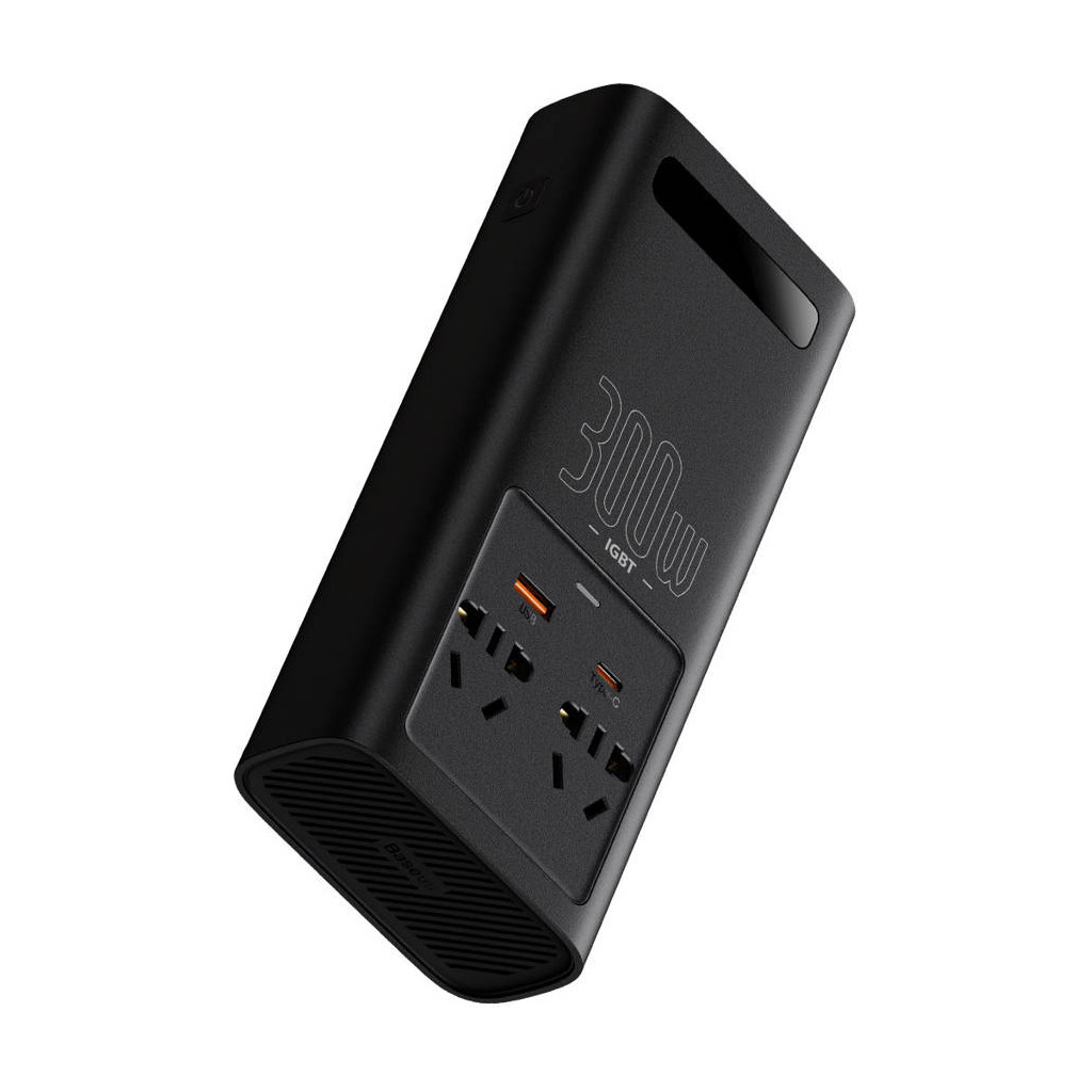 Автомобільний інвертор 12V/220V 300W IGBT Baseus In-car Inverter Baseus (CGNB010101) - зображення 4