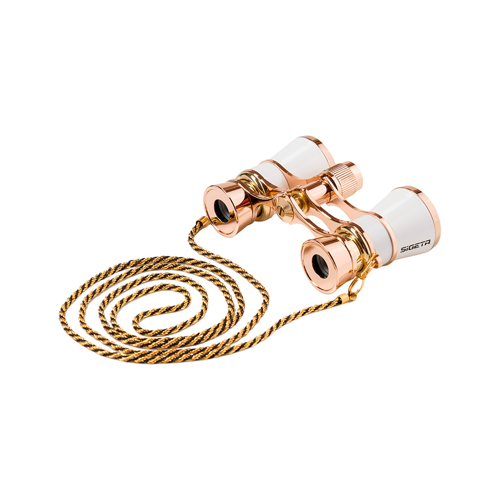 Бінокль Sigeta Teatrum C 3x25 (з ланцюжком) White (65874) - зображення 3