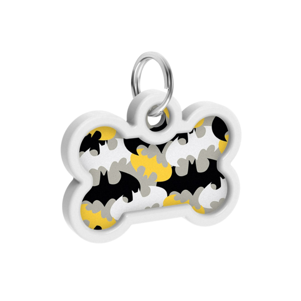 Адресник для тварин WAUDOG Smart ID з QR паспортом "Бетмен візерунок", кістка 40х28 мм (0640-1020) - изображение 4