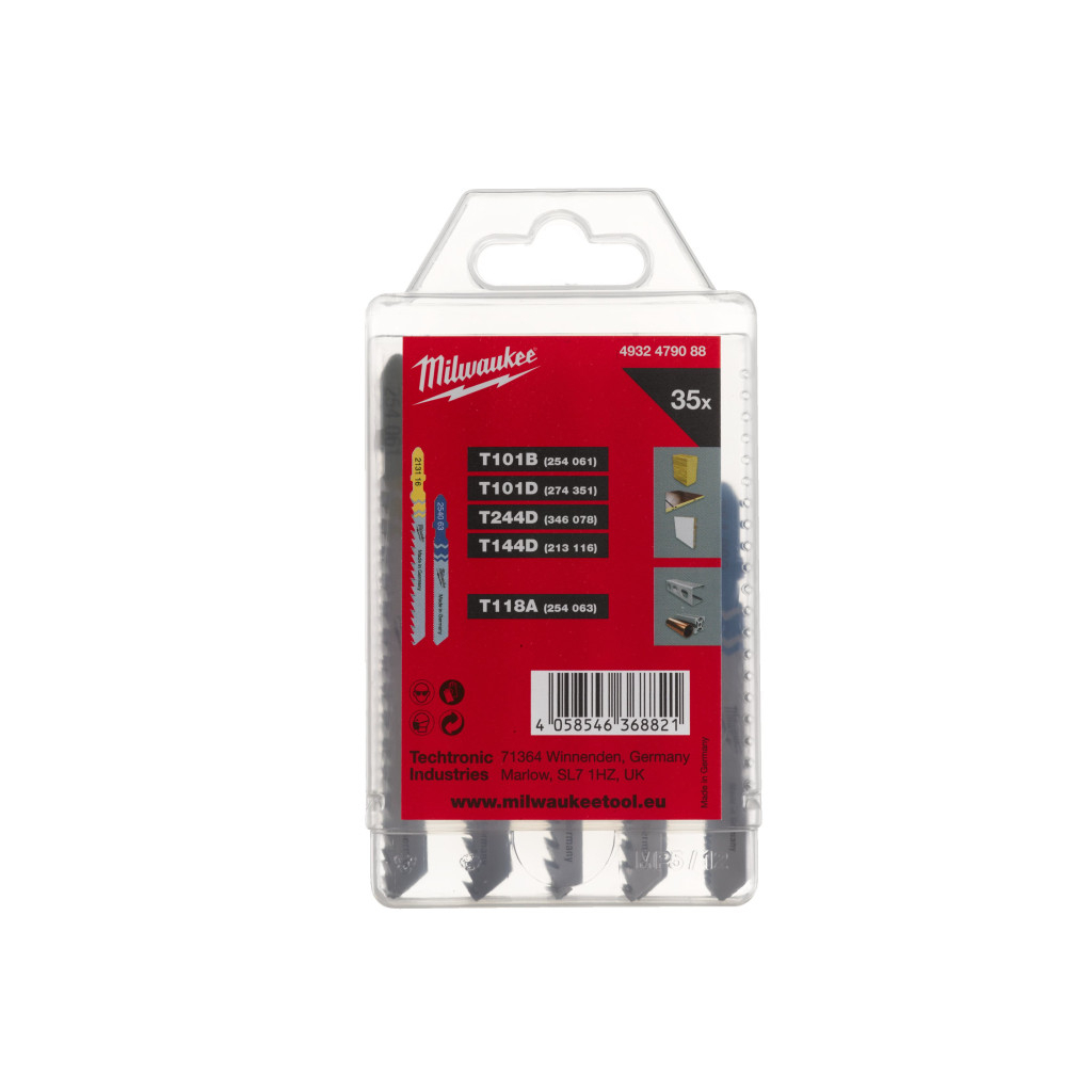 Полотно Milwaukee набір для електролобзиків - 35 шт (4932479088) - зображення 2