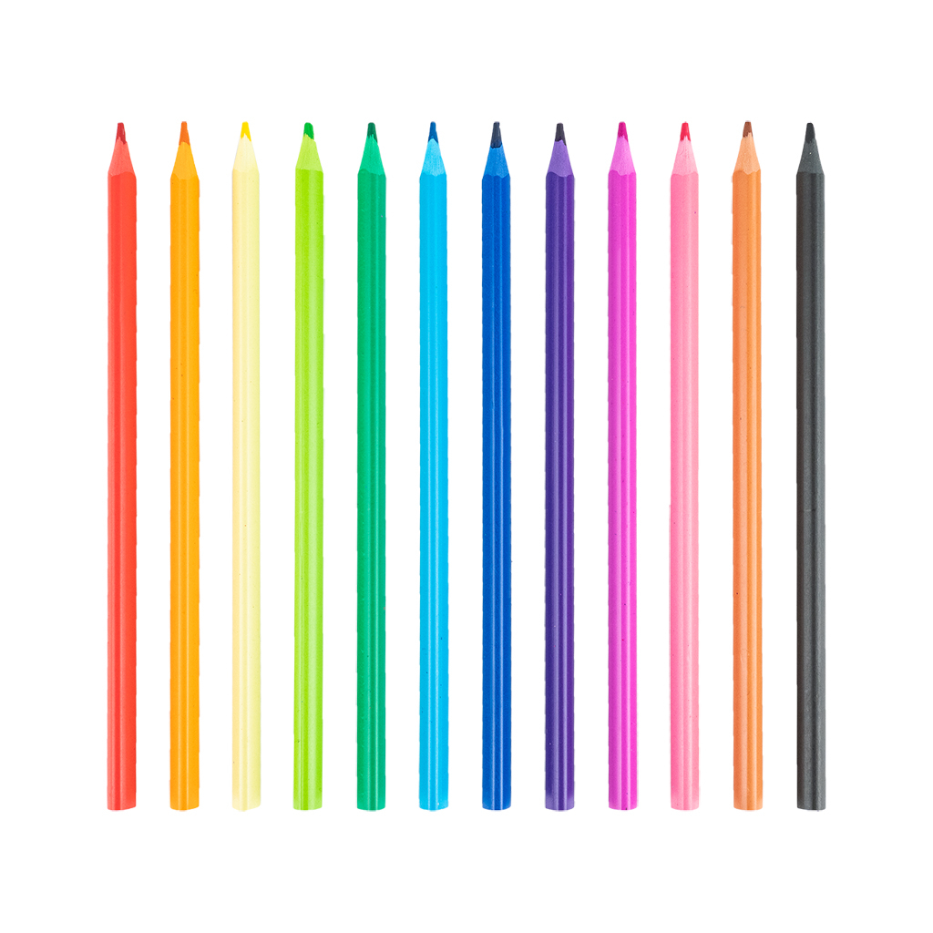 Олівці кольорові Kite Triangle пластикові, 12 кольорів (K24-049-3) - зображення 2