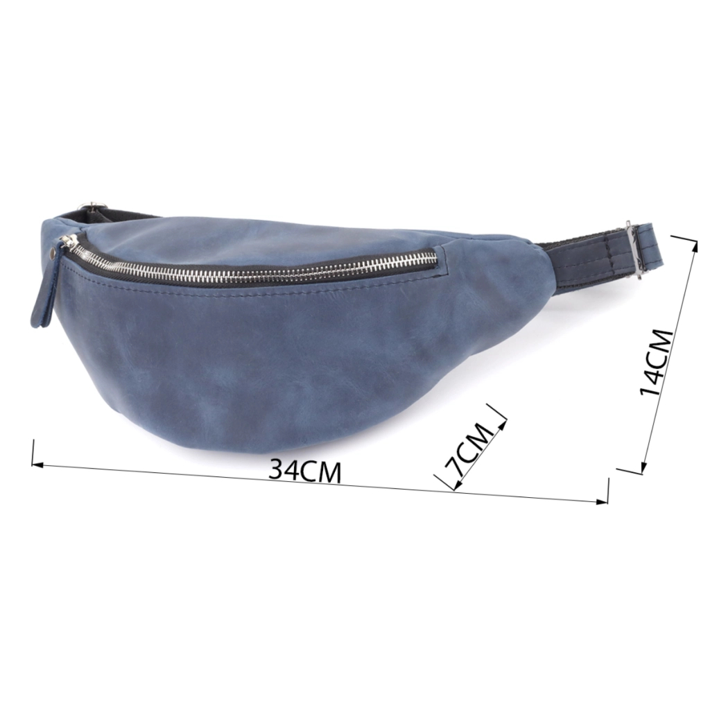 Сумка Shvigel З натуральної шкіри Синя (23141) - зображення 3