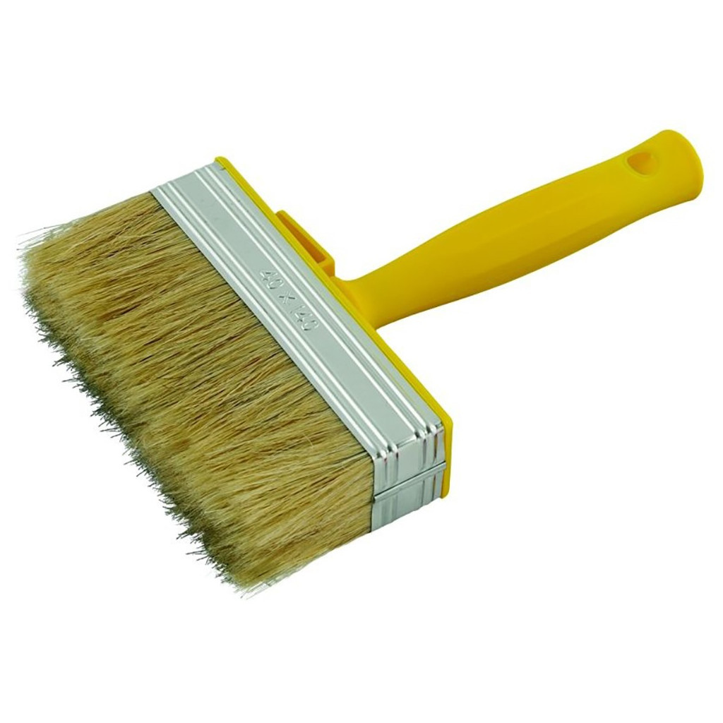 Пензель малярний Sigma макловиця, натуральний ворс, 30x120мм (8303541) - зображення 1