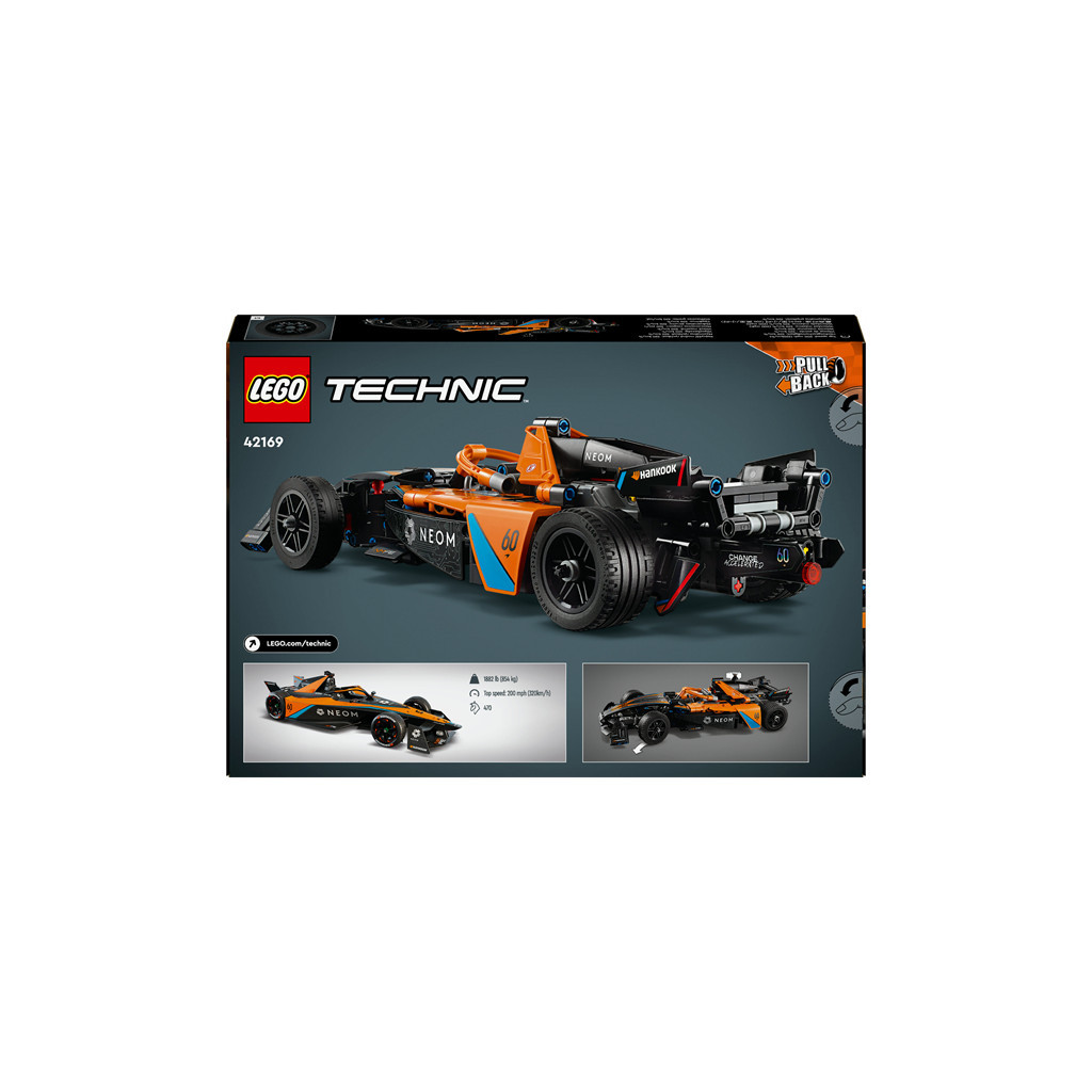 Конструктор LEGO Автомобіль для перегонів NEOM McLaren Formula E 452 деталі (42169) - зображення 3
