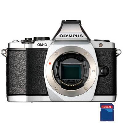 Цифровий фотоапарат Olympus OM-D E-M5 body silver (V204040SE000) - зображення 1