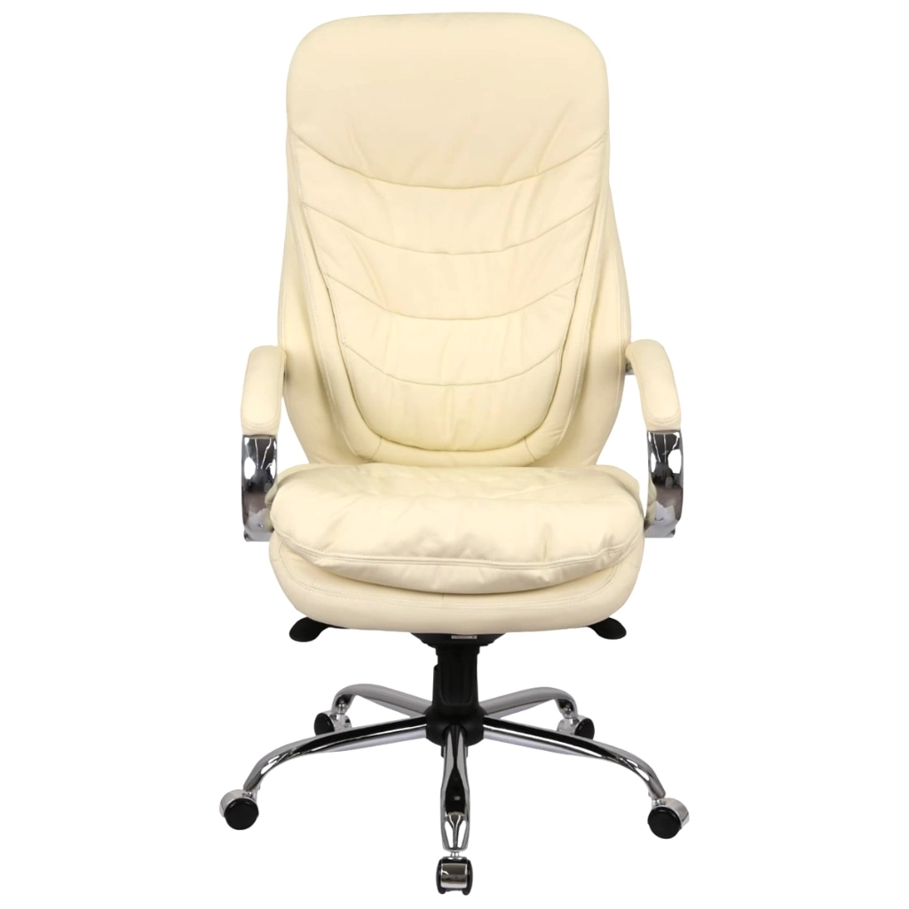 Офісне крісло Аклас Валенсія Soft CH MB Бежевий (Шкіра LC-F) (00161473) - зображення 2