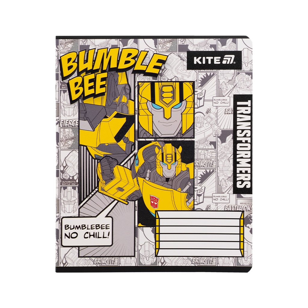 Зошит Kite Transformers, 12 аркушів, клітинка (TF25-232) - зображення 10