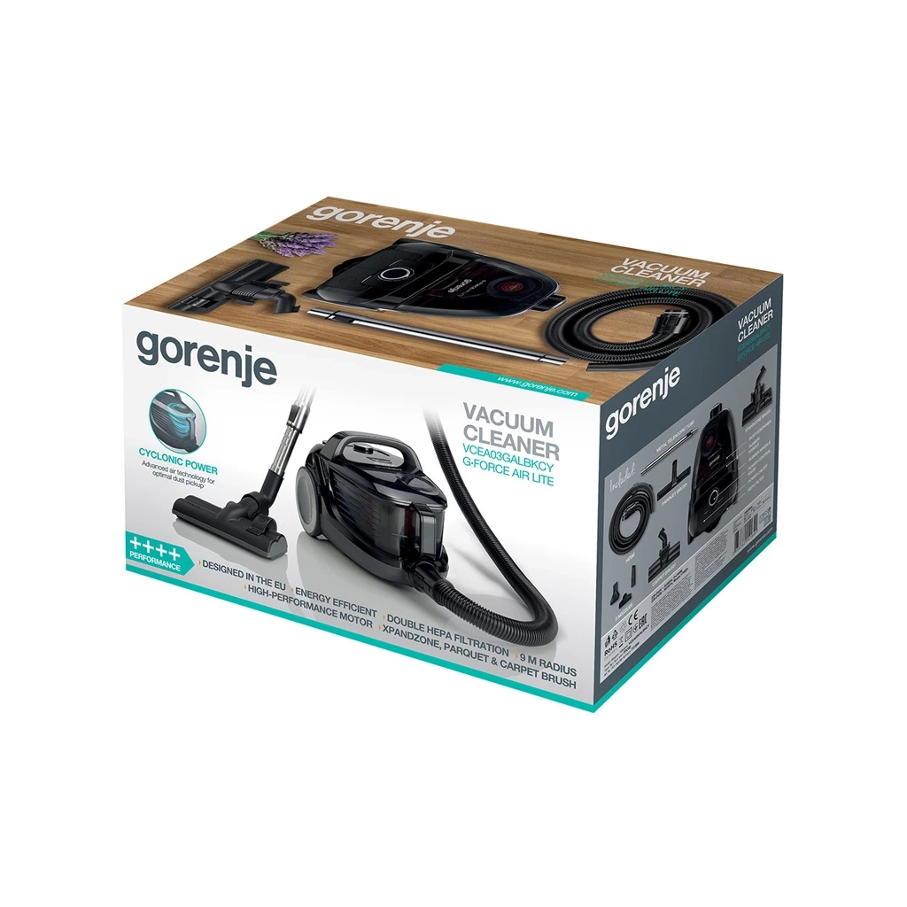 Пилосос Gorenje VCEA03GALBKCY - зображення 4