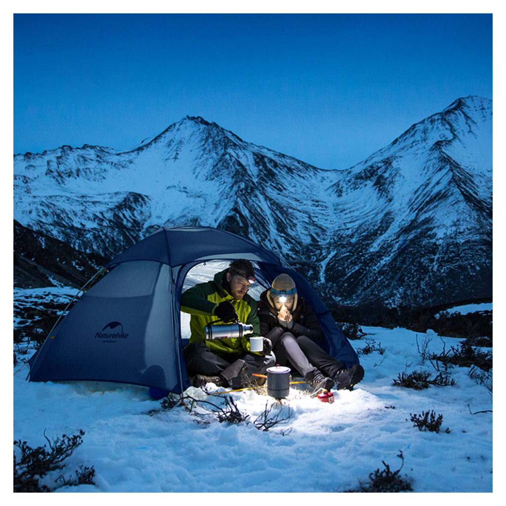 Намет Naturehike двомісний Cloud Peak 2 2 NH19K240-Y 15D темно-синій (6927595736326) - зображення 9