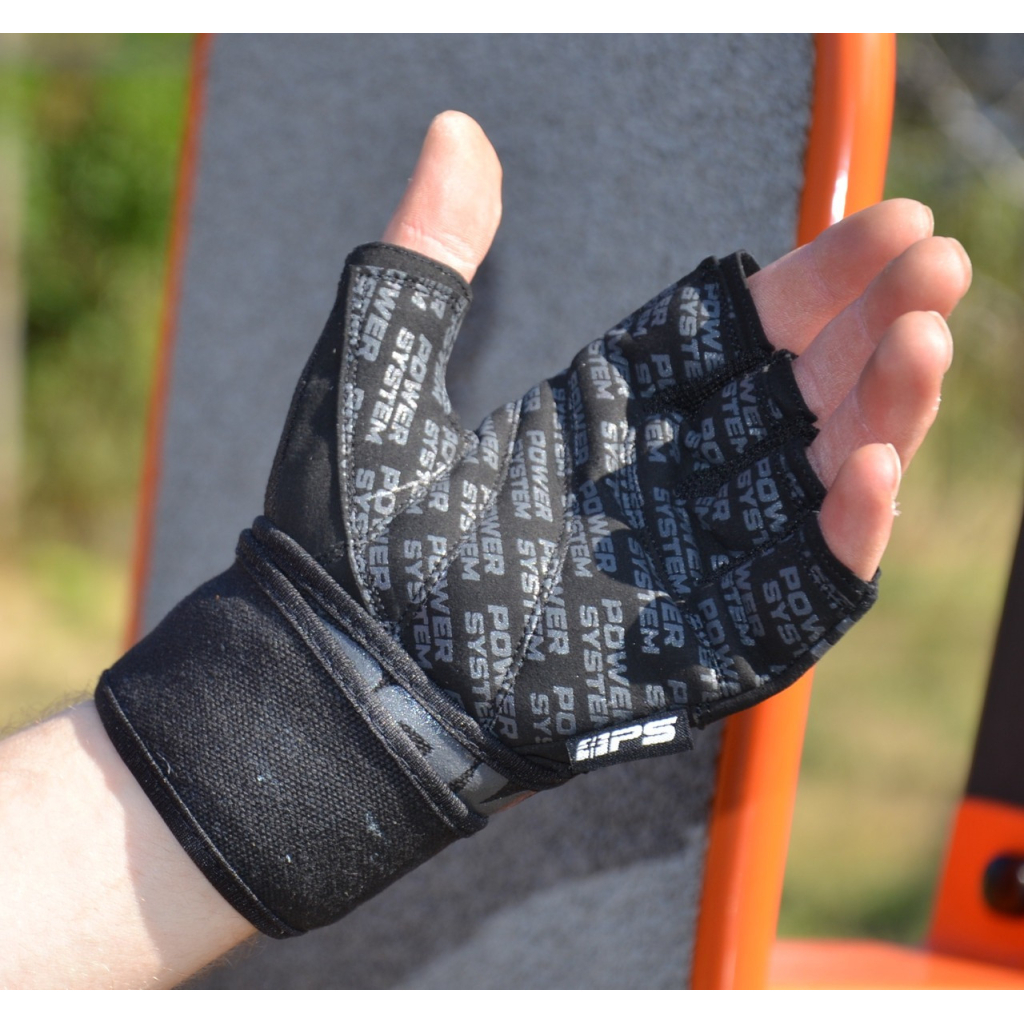 Рукавички для фітнесу Power System PS-2800 Power Grip Black XXL (PS-2800_XXL_Black) - зображення 5