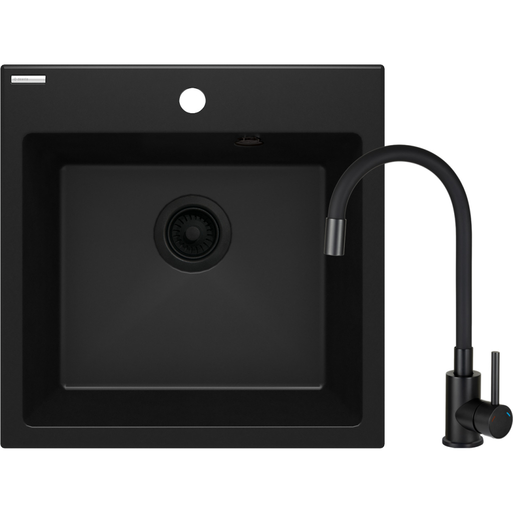 Мийка кухонна Deante Evora ZQJ_X103 + зміш. BOC_X72M (ZQJNN103) - зображення 1