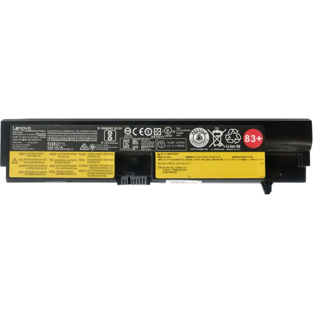 Акумулятор до ноутбука Lenovo ThinkPad E57001AV418(83+), 2879mAh (44Wh), 4cell, 15.28V, Li-ion, black (A47768) - зображення 1