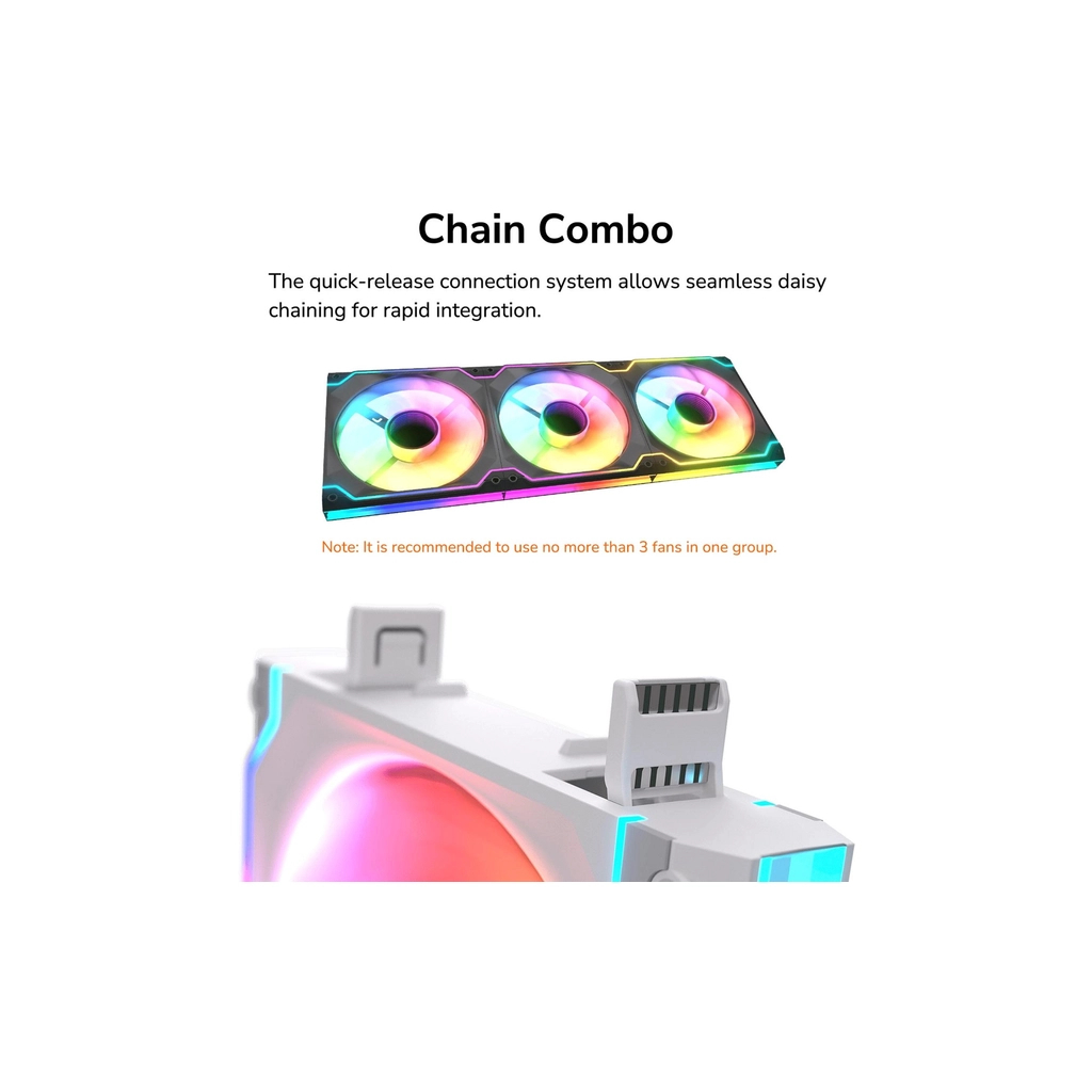 Кулер до корпусу Cougar SC140 ARGB RB (White) - зображення 8