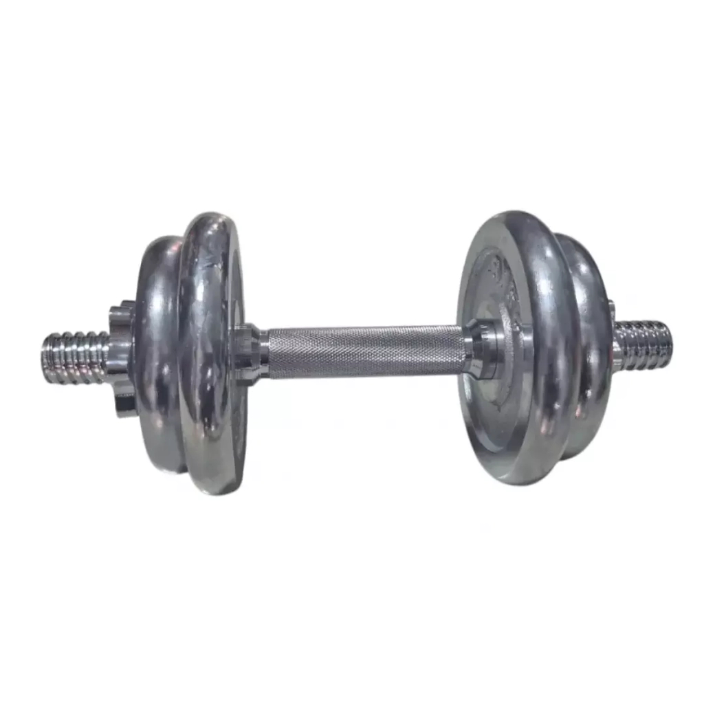 Гантель HSF з хромованим покриттям MD2503 - 2шт по 10 кг (пара) (К00024983) - зображення 2