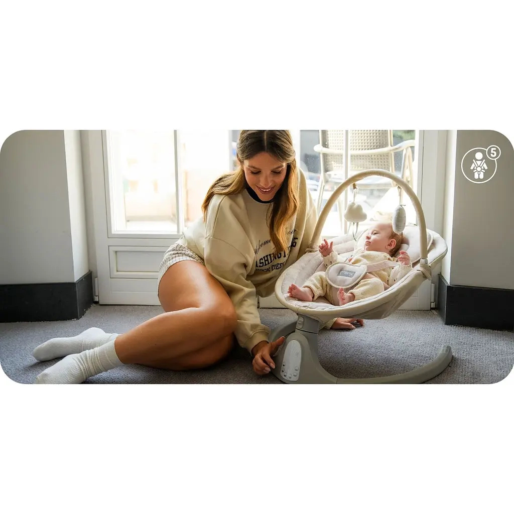 Крісло-гойдалка MoMi Kenani Onyx Sand (BULE00041) - изображение 10