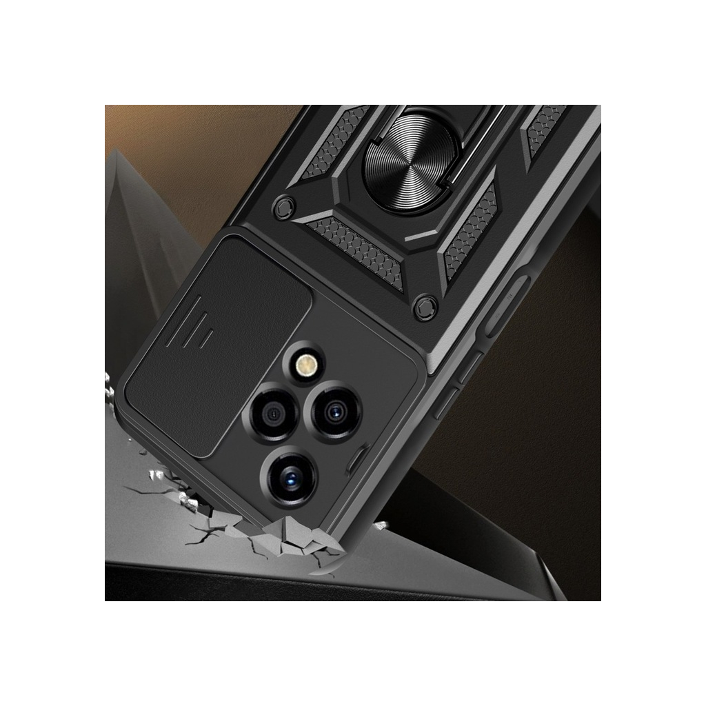 Чохол до мобільного телефона BeCover Military Honor 200 Lite Black (713044) - зображення 7