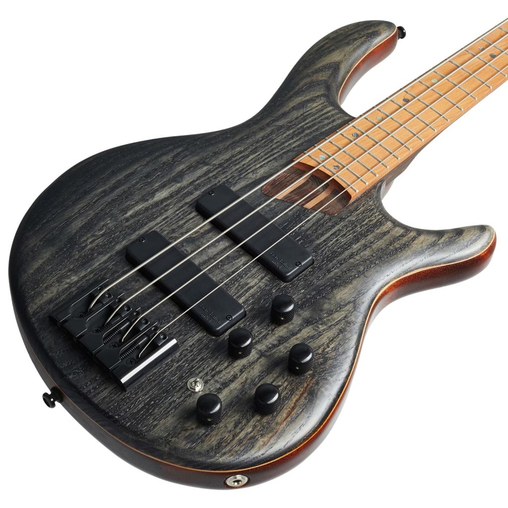 Бас-гітара Cort B4 Element (Open Pore Trans Black) - зображення 3