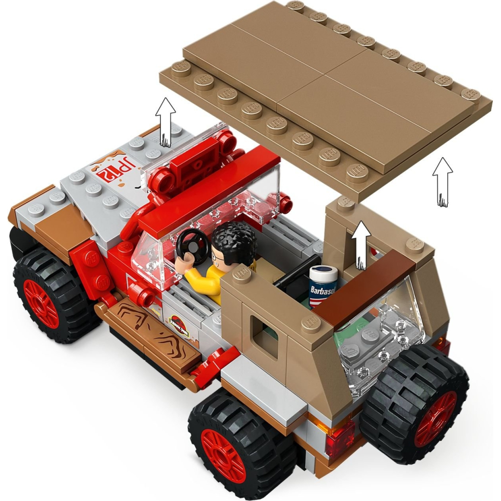 Конструктор LEGO Jurassic World Засідка дилофозавра 211 деталей (76958) - зображення 4