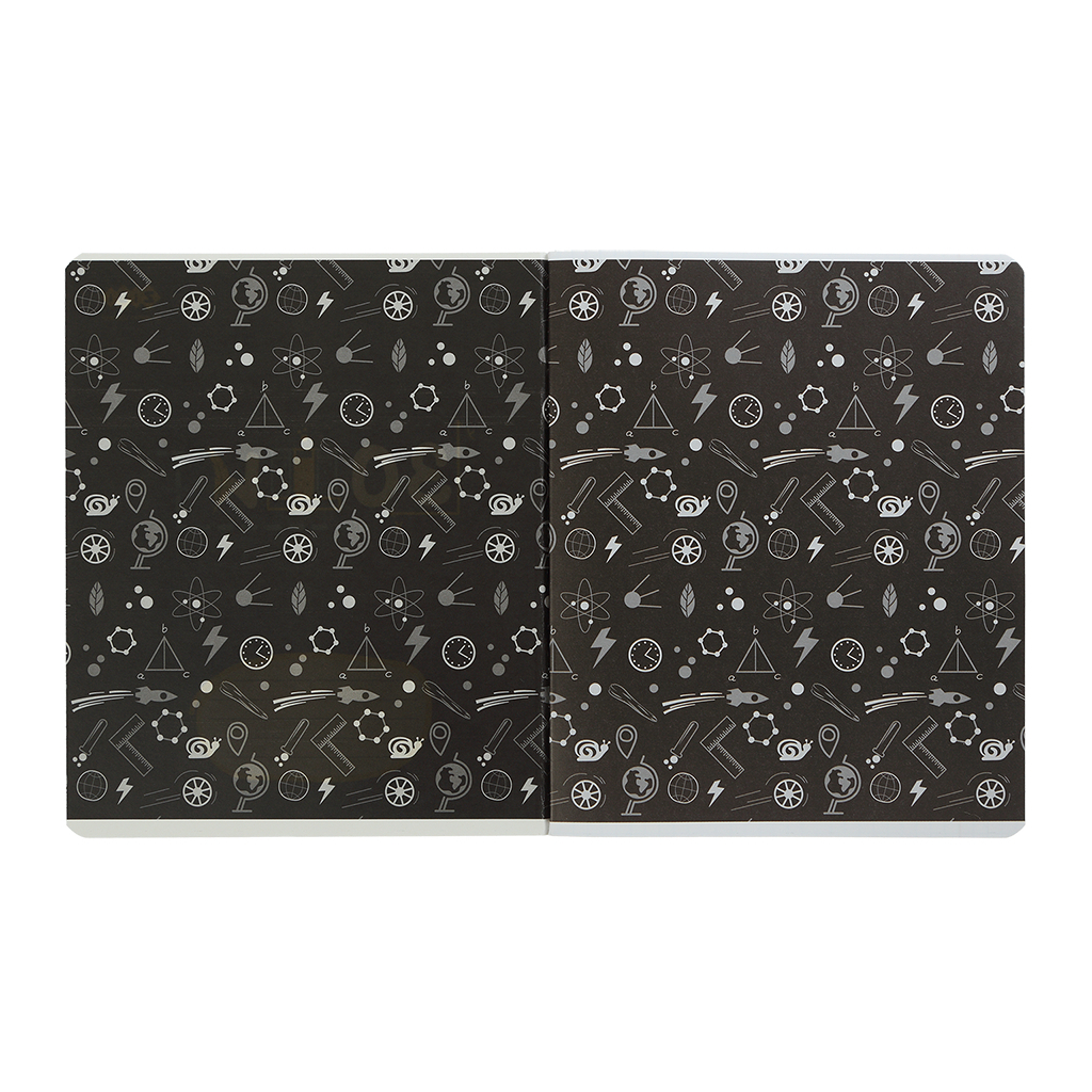 Зошит ZiBi BLACK 36 аркушів, клітинка чорний-сірий (ZB.1730-77) - зображення 3