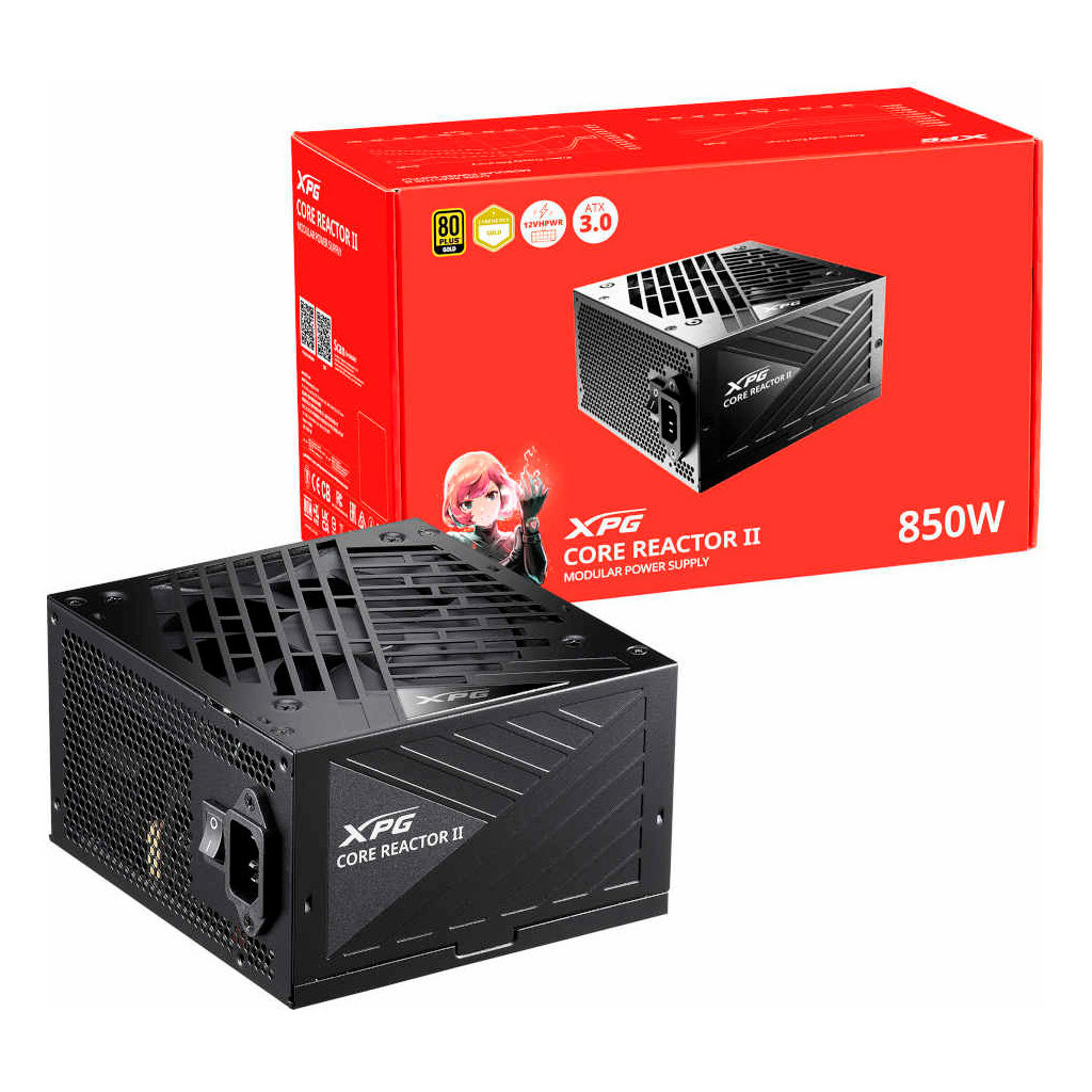 Блок живлення ADATA 850W (COREREACTORII850G-BKCEU) - зображення 8