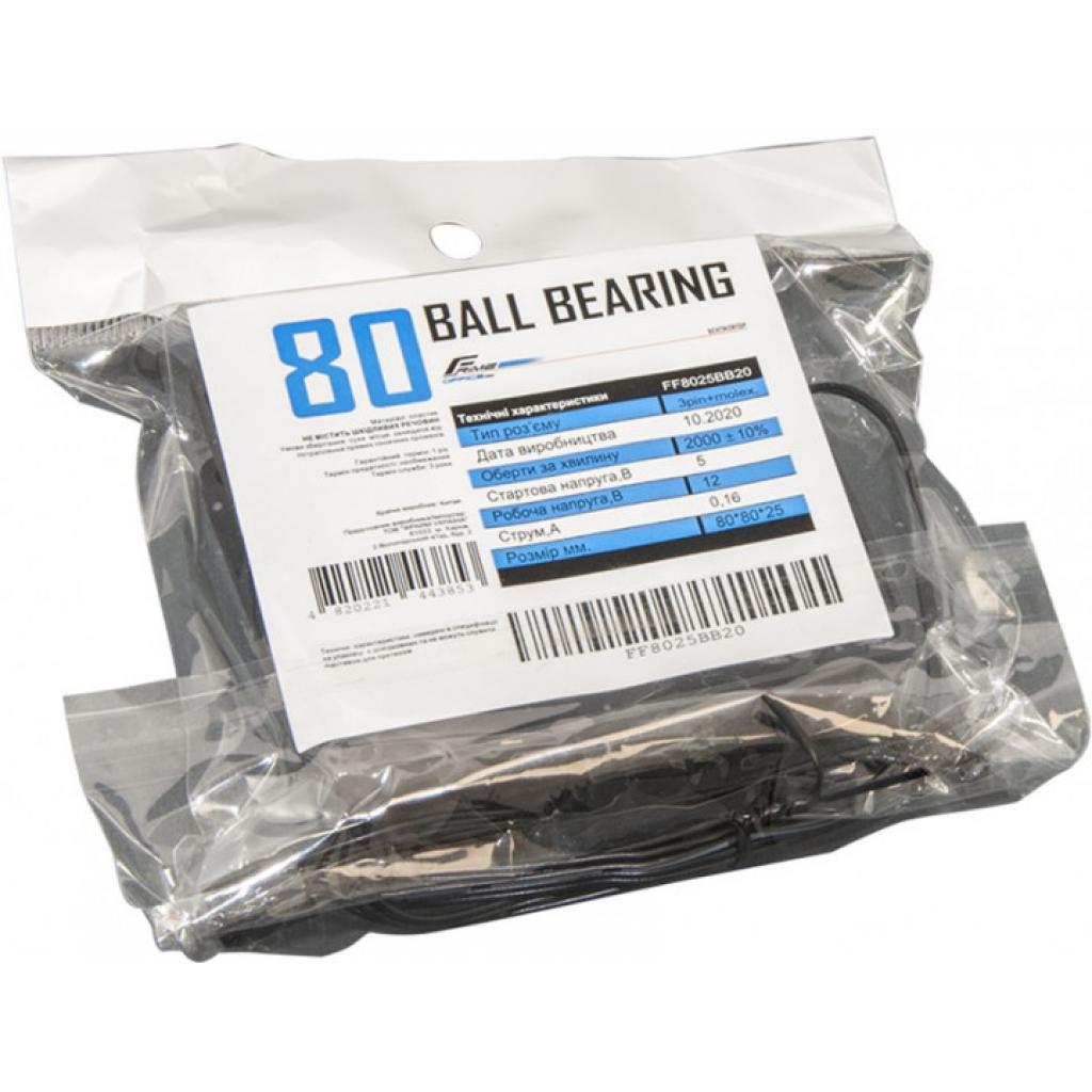 Кулер до корпусу Frime FF8025BB20 - зображення 2