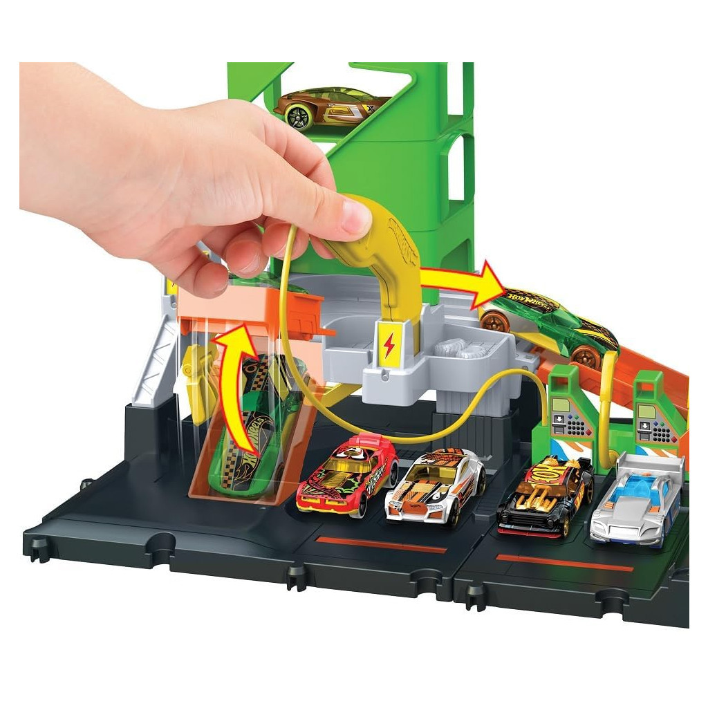 Автотрек Hot Wheels Заправна станція для суперзарядки (HTN79) - зображення 2