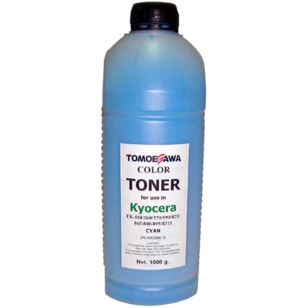 Тонер KYOCERA TK-550/825/865/880/895/8315 1кг Cyan Tomoegawa (TG-KM5200C-1) - зображення 1