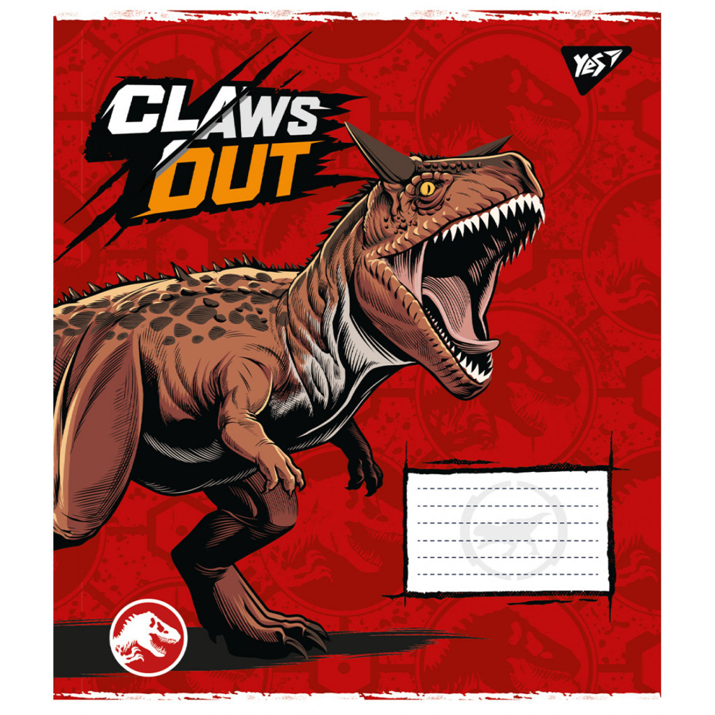 Зошит Yes Jurassic world 12 аркушів лінія (767225) - зображення 2