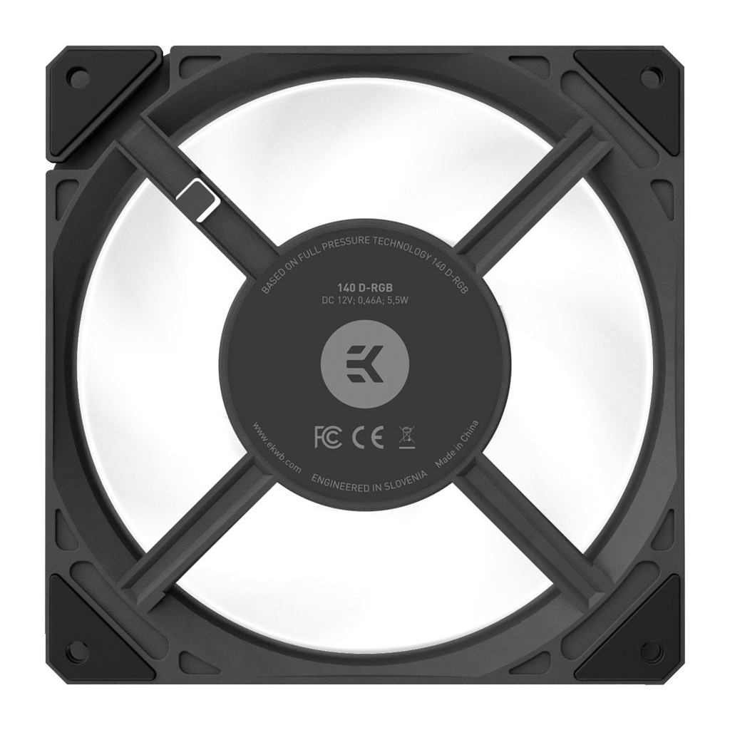 Кулер до корпусу Ekwb EK-Loop Fan FPT 140 D-RGB - Black (3831109897621) - зображення 4