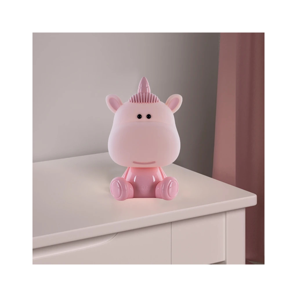 Нічник Kite Світильник LED з акумулятором Unicorn, рожевий (K24-491-1-2) - зображення 5