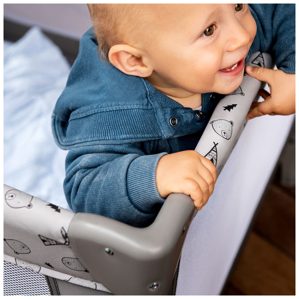 Дитячий манеж Hauck Sleep N Play SQ Nordic Grey (60649-0) - зображення 6