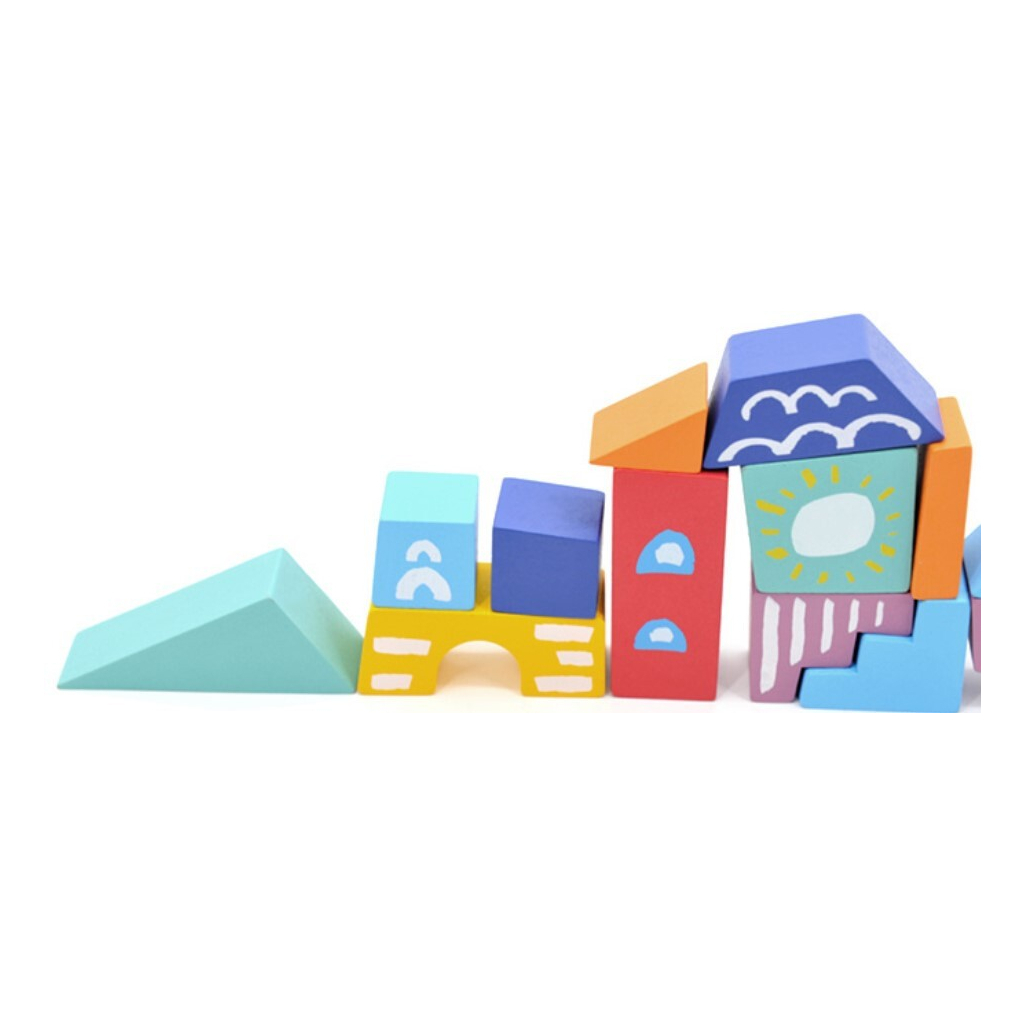 Конструктор Bravokids дерев'яний Пізанська вежа 30 елементів (786426) - зображення 3