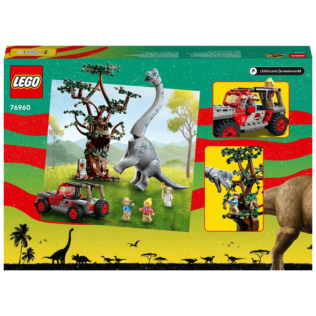Конструктор LEGO Jurassic World Відкриття брахіозавра 512 деталей (76960) - зображення 10