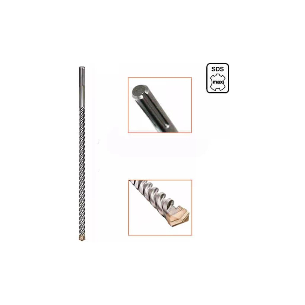 Бур DeWALT SDS-MAX, XLR, 2 кромки, 12x400x540 мм (DT60801) - зображення 2
