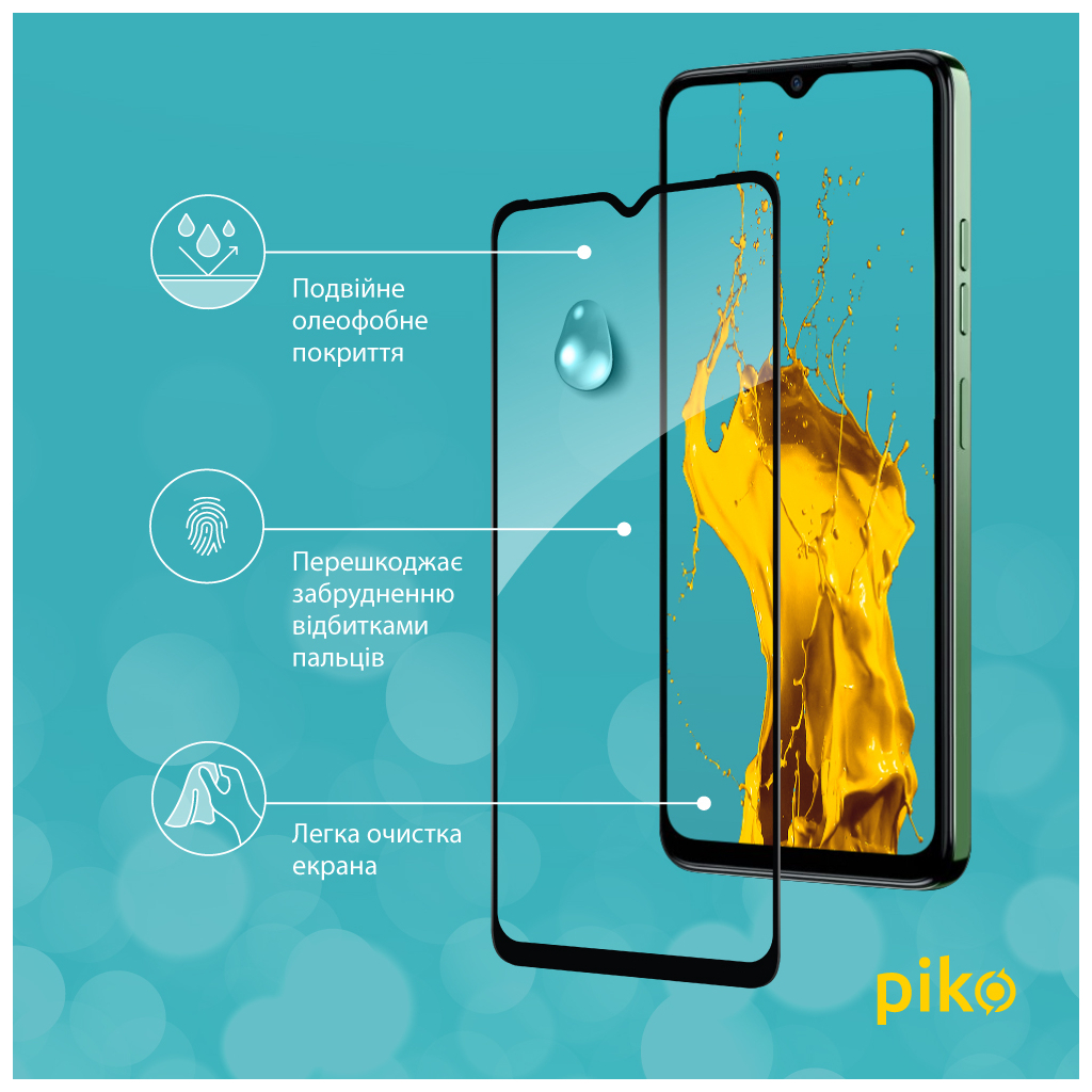 Скло захисне Piko Full Glue Tecno Spark 10C Black (1283126564925) - зображення 4